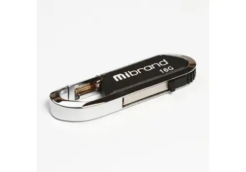USB флеш накопичувач Mibrand 16GB Aligator Black USB 2.0 (MI2.0/AL16U7B)