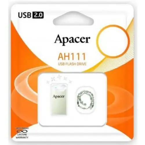 USB флеш накопичувач Apacer 64GB AH111 Crystal USB 2.0 (AP64GAH111CR-1), фото 2, 192 грн.