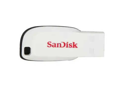 USB флеш накопичувач SanDisk 16GB Cruzer Blade White USB 2.0 (SDCZ50C-016G-B35W)