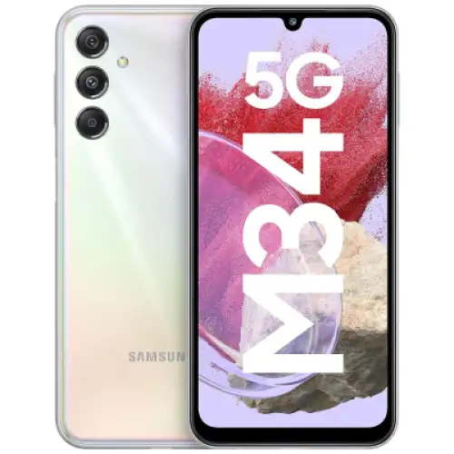 Мобільний телефон Samsung Galaxy M34 5G 8/128GB Silver (SM-M346BZSGSEK), фото 2, 9299 грн.