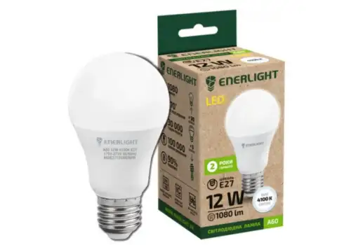 Лампа світлодіодна ENERLIGHT 12Вт E27