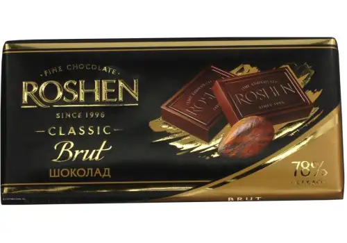 Шоколад Roshen Brut черный