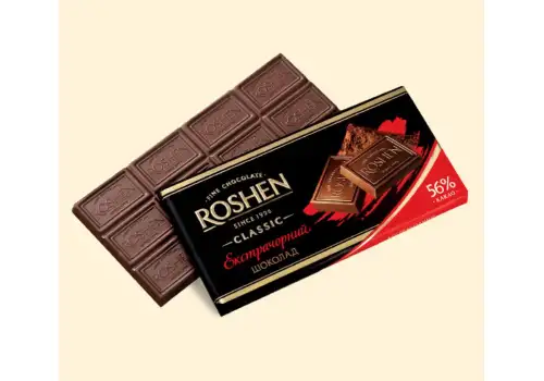 Шоколад Roshen Classic екстрачорний