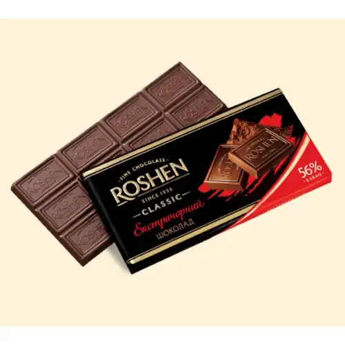 Шоколад Roshen Classic екстрачорний, фото 2, 50.76 грн.