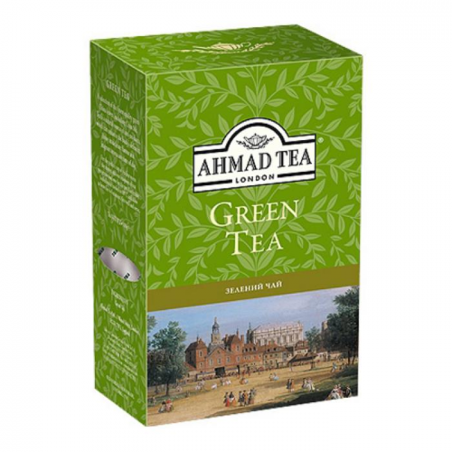 Чай Ahmad Green tea 100 гр листовий зелений, фото 2, 97.44 грн.