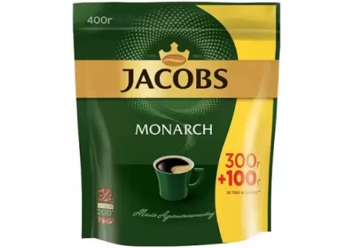 Кава Jacobs Monarch 400 гр пакет