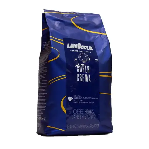 Кава натуральна зернова Lavazza Super Crema 1кг, фото 2, 630.72 грн.