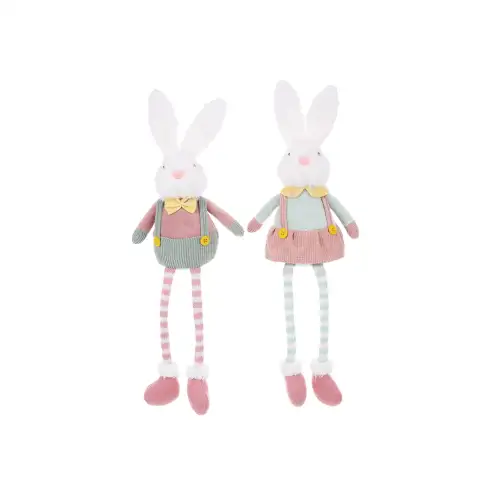 Декоративна м'яка іграшка Кролик з ніжками 50 см, фото 2, 408.59 грн.