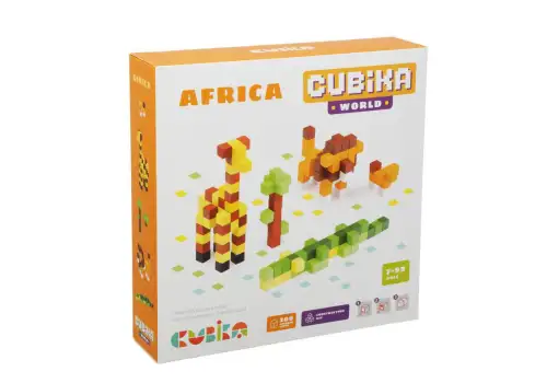 Cubika World Дерев'яний конструктор-сюрприз Африка