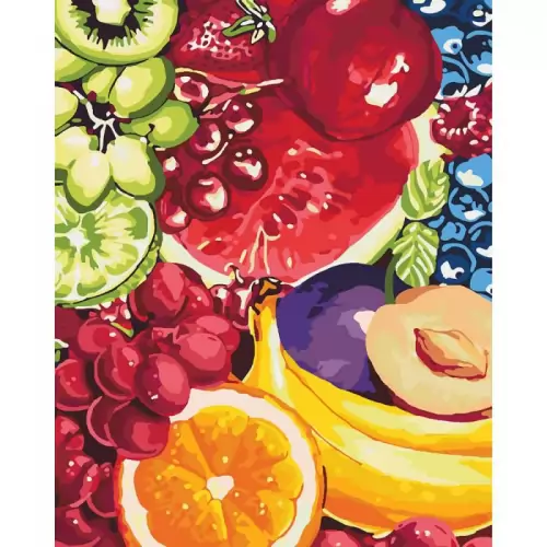 Картина за номерами 40х50 ІДЕЙКА Солодкі фрукти, фото 2, 250 грн.
