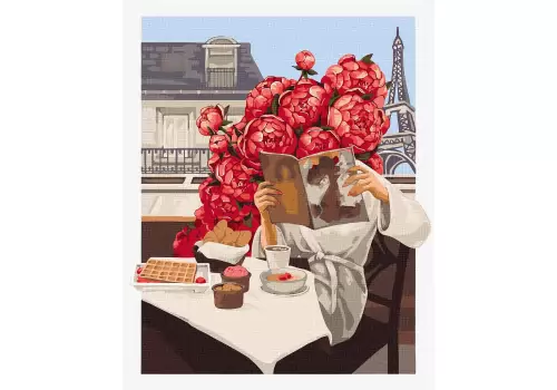 Картина за номерами 40х50 ІДЕЙКА Квітучий Париж