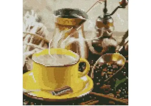 Алмазна мозаїка 30х30 STRATEG Свіжа запашна кава