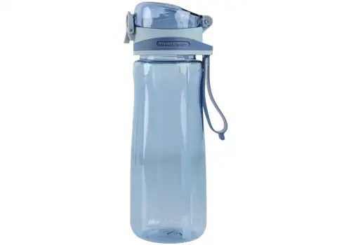 Бутылка KITE для воды с трубочкой 600 мл голубая