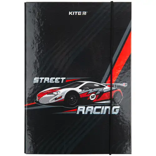 Пепка В5 для зошитів KITE Racing на гумці картон, фото 2, 69.94 грн.