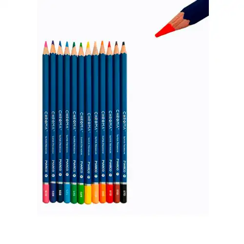 Набір олівців 12 кол. MARCO Chroma шестигранні, фото 2, 94.46 грн.
