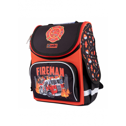 Рюкзак шкільний каркасний Smart PG-11 Fireman, фото 2, 1560 грн.