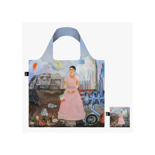 Сумка шоппер LOQI FRIDA KAHLO Self Portrait on the Borderline between Mexico and the United States Recycled Bag, фото 2, 555 грн.