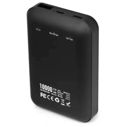 Батарея універсальна Vinga 10000 mAh Display soft touch black (BTPB0310LEDROBK), фото 2, 399 грн.