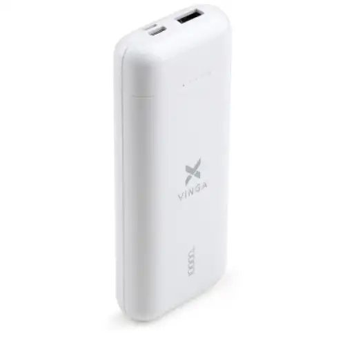 Батарея універсальна Vinga 10000 mAh glossy white (VPB1MWH), фото 2, 399 грн.