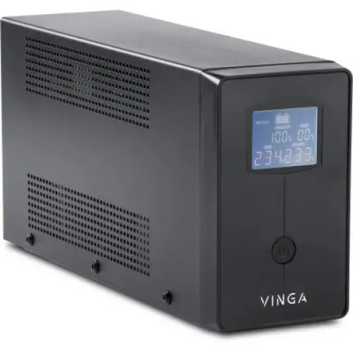 Пристрій безперебійного живлення Vinga LCD 1500VA metal case (VPC-1500M), фото 2, 4999 грн.