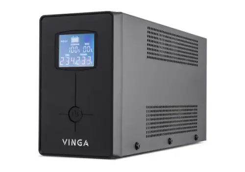 ИБП Vinga LCD 600VA metal case (VPC-600M)