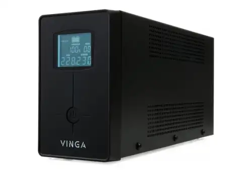 ИБП Vinga LCD 600VA metal case with USB (VPC-600MU)