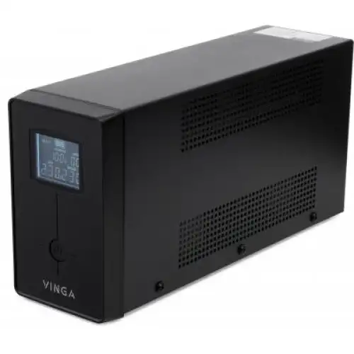 Пристрій безперебійного живлення Vinga LCD 600VA metal case with USB (VPC-600MU), фото 2, 2299 грн.