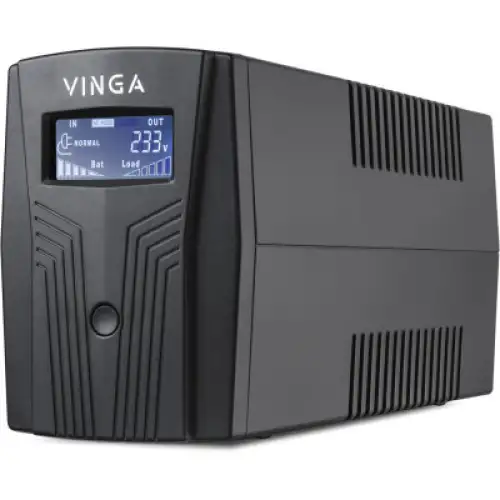 Пристрій безперебійного живлення Vinga LCD 600VA plastic case with USB (VPC-600PU), фото 2, 2199 грн.