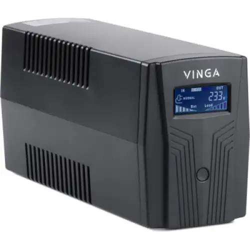 Пристрій безперебійного живлення Vinga LCD 600VA plastic case with USB (VPC-600PU), фото 2, 2199 грн.
