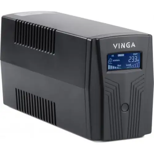 Пристрій безперебійного живлення Vinga LCD 800VA plastic case (VPC-800P), фото 2, 2499 грн.