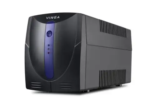 Пристрій безперебійного живлення Vinga LED 600VA plastic case (VPE-600P)