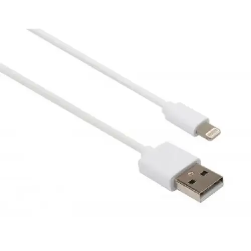 Дата кабель USB 2.0 AM to Lightning PVC 1m white Vinga (VCPDCL1W), фото 2, 79 грн.