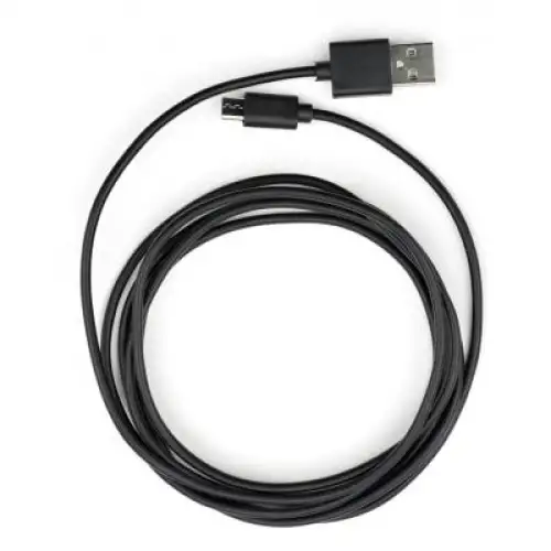 Дата кабель USB 2.0 AM to Micro 5P PVC 1.8m black Vinga (VCPDCM1.8BK), фото 2, 79 грн.
