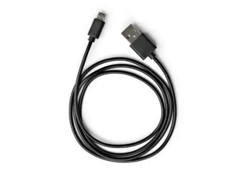Дата кабель USB 2.0 AM to Micro 5P PVC 1m black Vinga (VCPDCM1BK)
