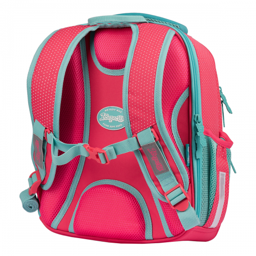 Рюкзак шкільний 1Вересня S-106 Bunny рожево-бірюзовий + пенал у подарунок, фото 2, 2600 грн.