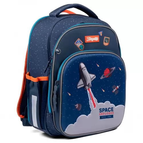 Рюкзак шкільний 1Вересня S-106 Space синій + пенал у подарунок, фото 2, 2600 грн.